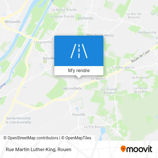 Rue Martin Luther-King plan