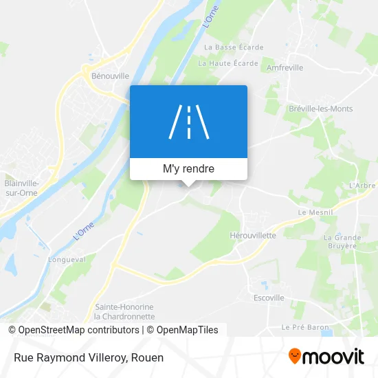 Rue Raymond Villeroy plan
