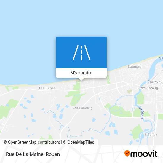 Rue De La Maine plan