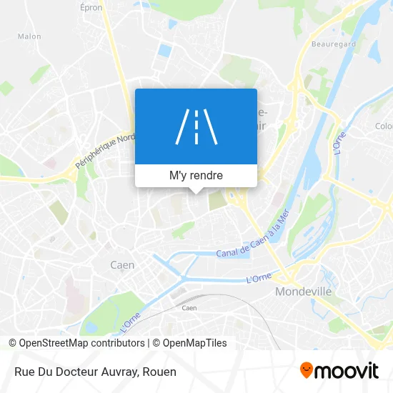Rue Du Docteur Auvray plan