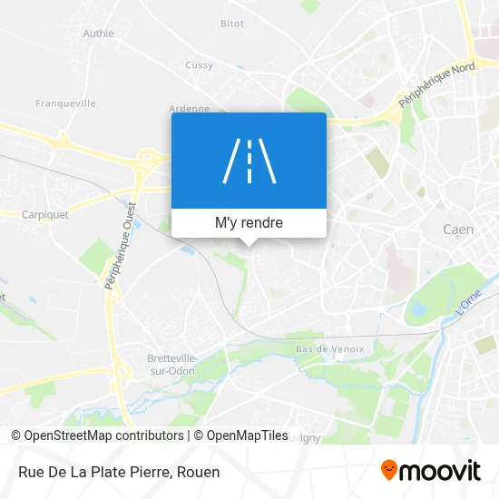 Rue De La Plate Pierre plan
