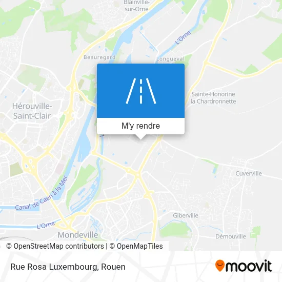 Rue Rosa Luxembourg plan