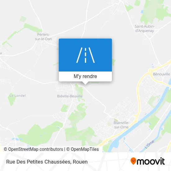 Rue Des Petites Chaussées plan