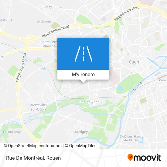 Rue De Montréal plan