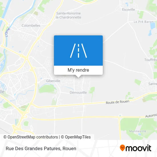 Rue Des Grandes Patures plan