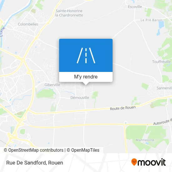 Rue De Sandford plan