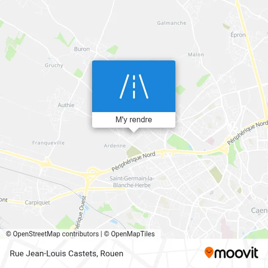 Rue Jean-Louis Castets plan