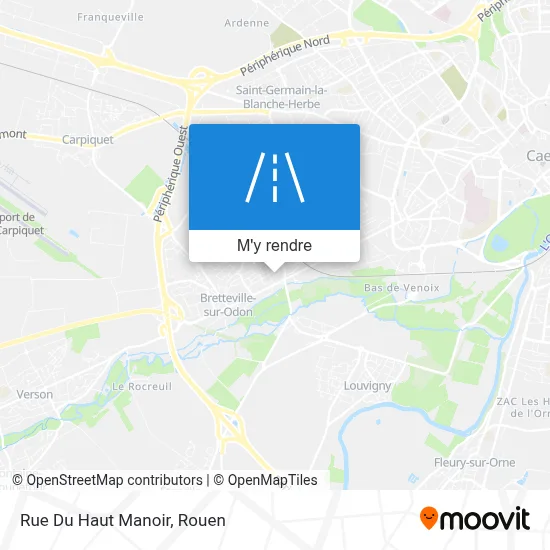 Rue Du Haut Manoir plan