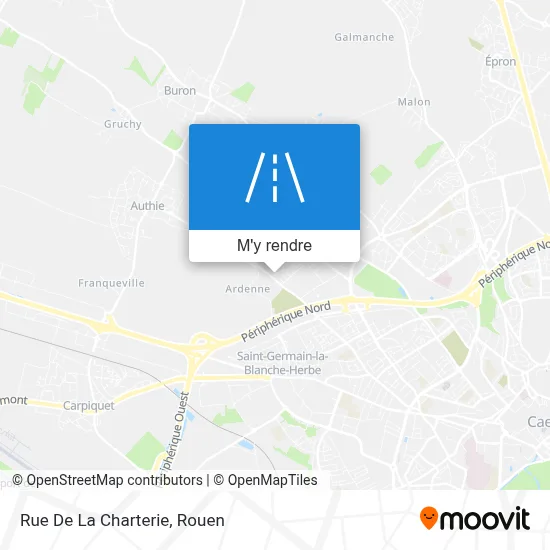 Rue De La Charterie plan