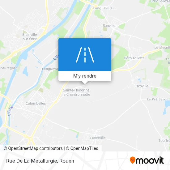 Rue De La Metallurgie plan