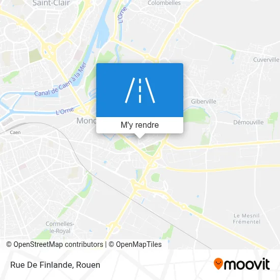 Rue De Finlande plan