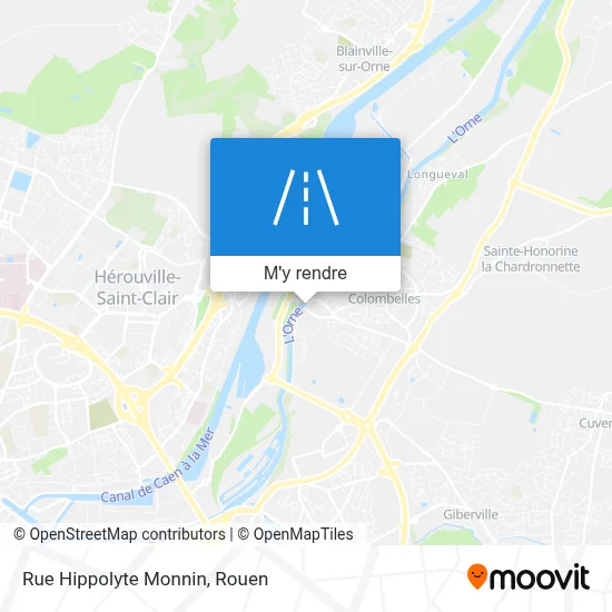 Rue Hippolyte Monnin plan