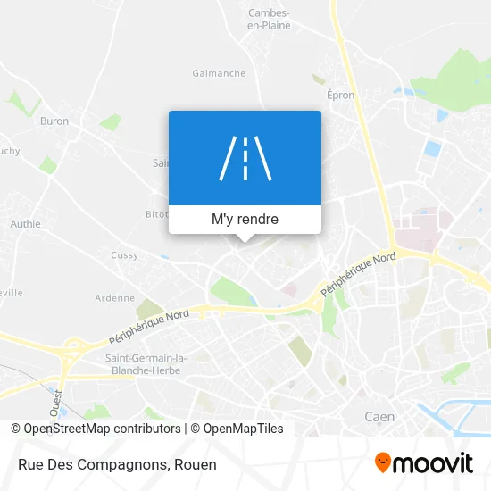 Rue Des Compagnons plan