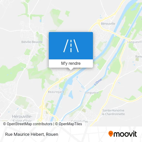 Rue Maurice Hébert plan