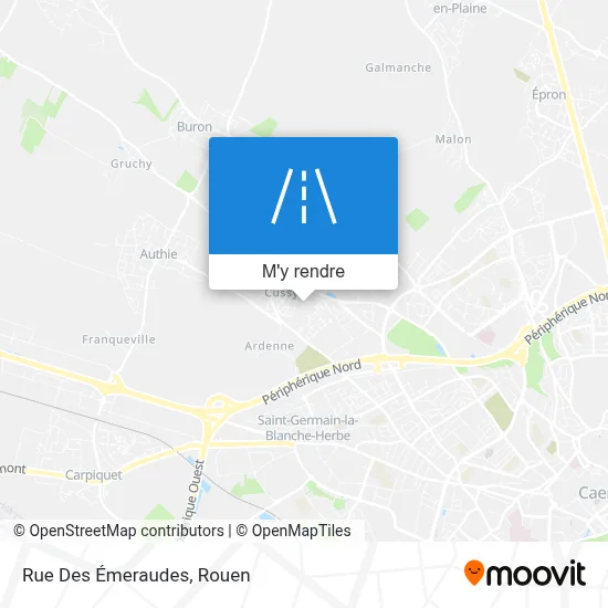 Rue Des Émeraudes plan