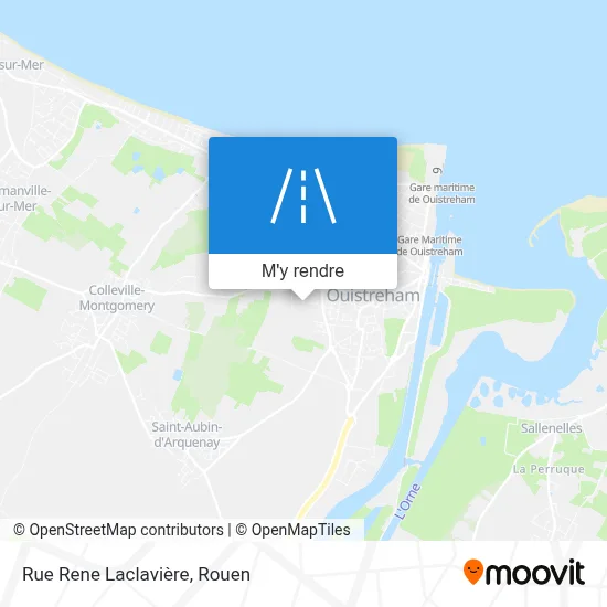 Rue Rene Laclavière plan