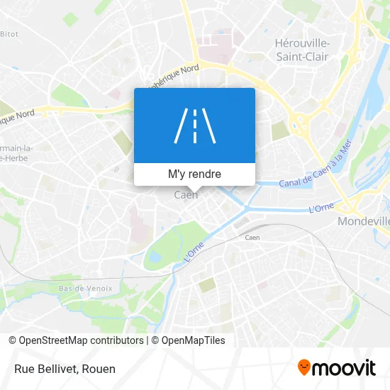 Rue Bellivet plan