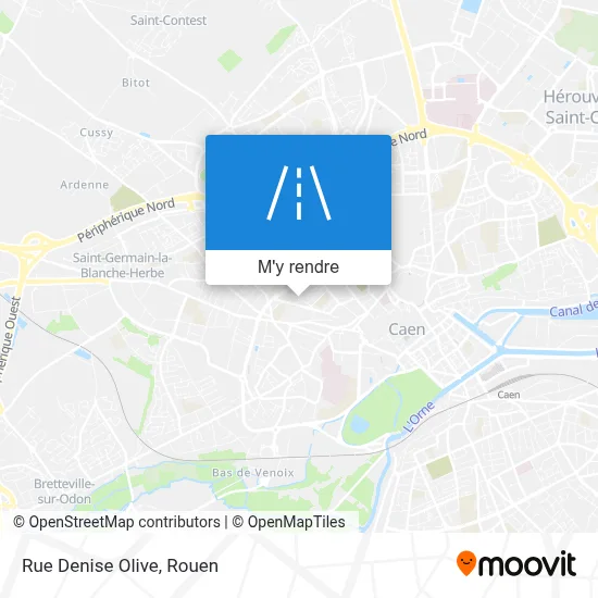 Rue Denise Olive plan