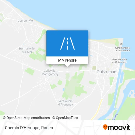 Chemin D'Heruppe plan