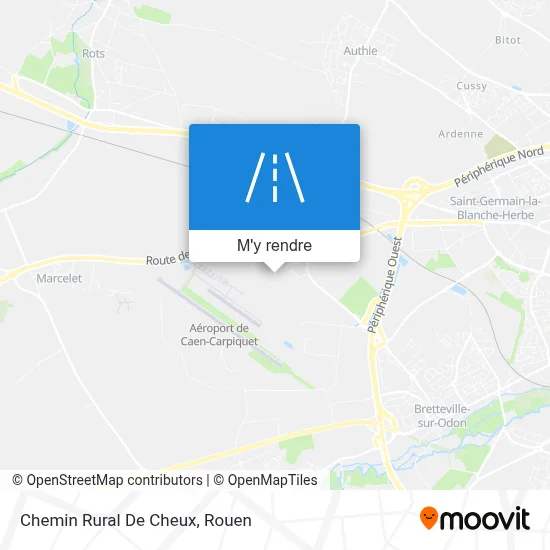 Chemin Rural De Cheux plan