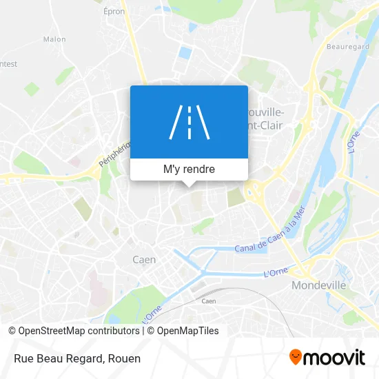 Rue Beau Regard plan