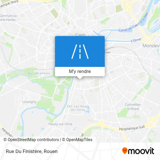Rue Du Finistère plan