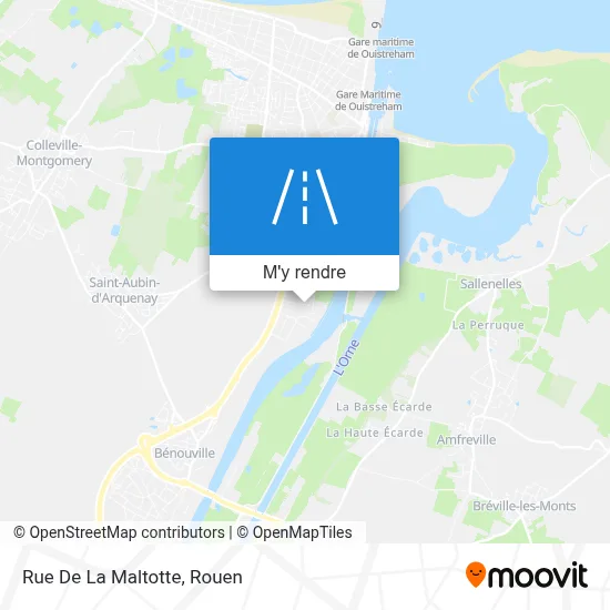 Rue De La Maltotte plan