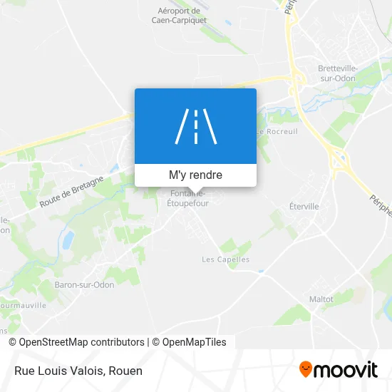 Rue Louis Valois plan