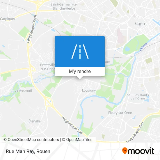 Rue Man Ray plan