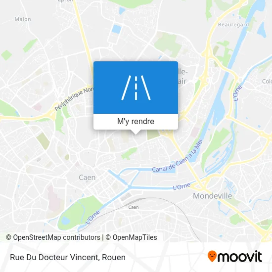 Rue Du Docteur Vincent plan