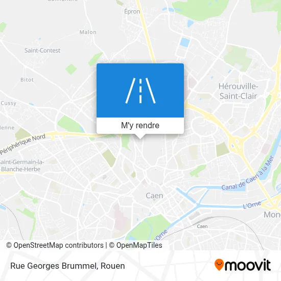 Rue Georges Brummel plan