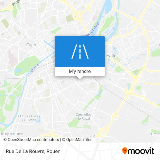 Rue De La Rouvre plan