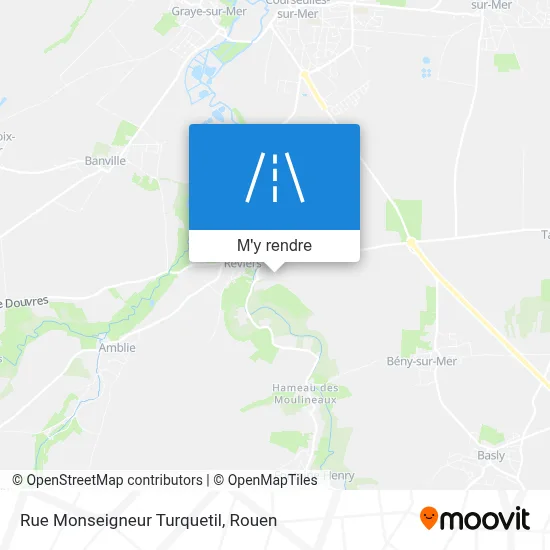 Rue Monseigneur Turquetil plan