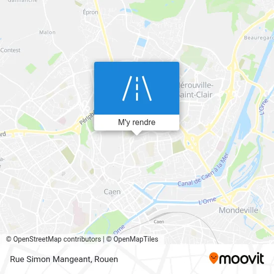 Rue Simon Mangeant plan