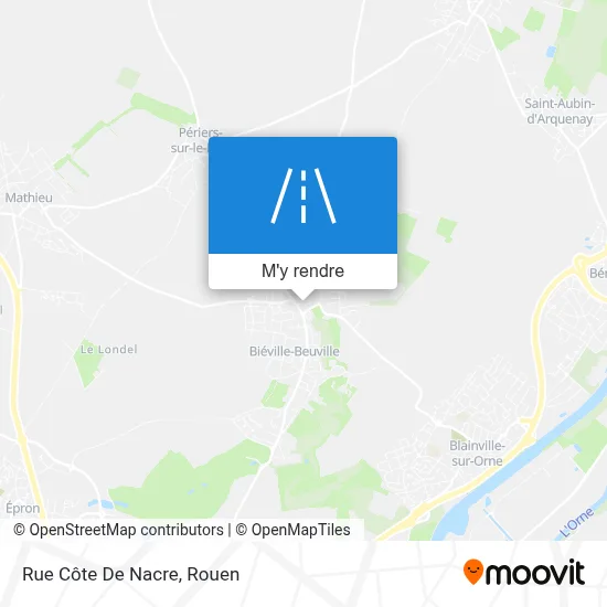 Rue Côte De Nacre plan