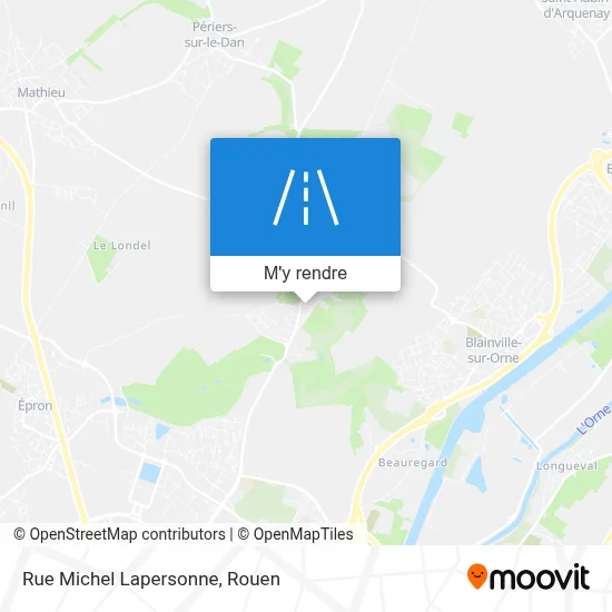 Rue Michel Lapersonne plan