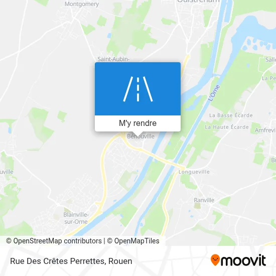 Rue Des Crêtes Perrettes plan