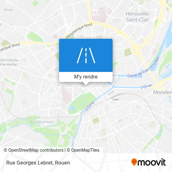 Rue Georges Lebret plan