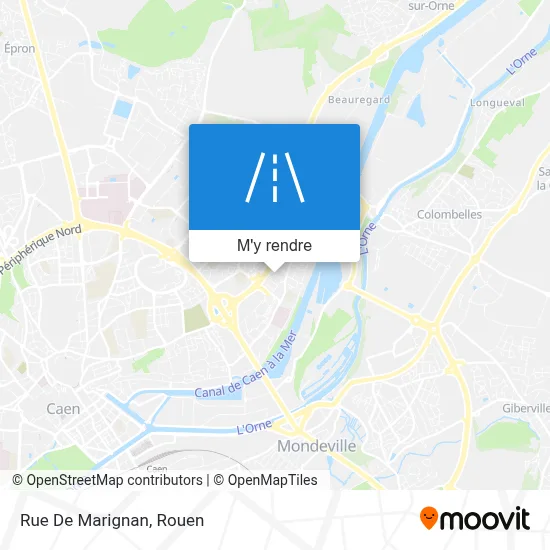 Rue De Marignan plan
