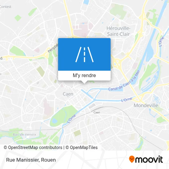 Rue Manissier plan