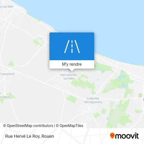 Rue Hervé Le Roy plan