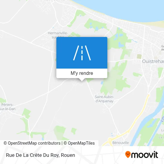 Rue De La Crête Du Roy plan