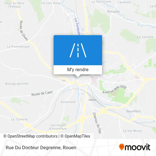 Rue Du Docteur Degrenne plan