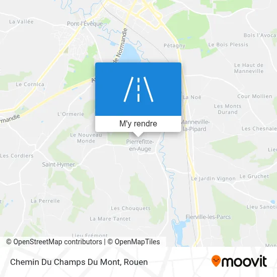 Chemin Du Champs Du Mont plan