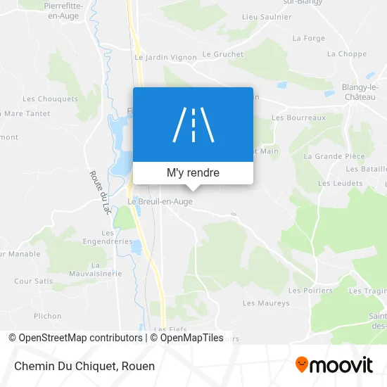 Chemin Du Chiquet plan