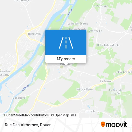 Rue Des Airbornes plan