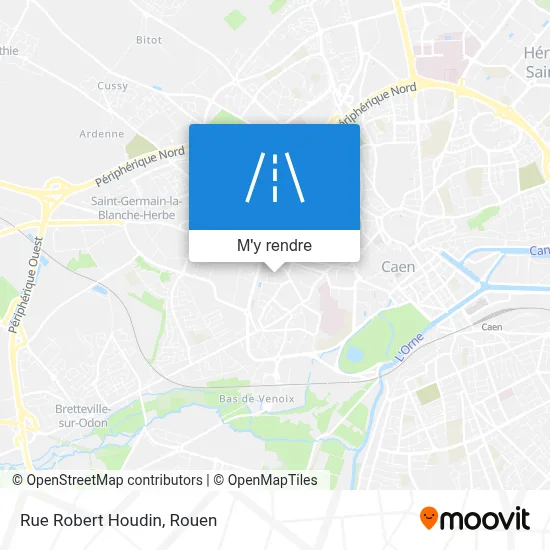 Rue Robert Houdin plan