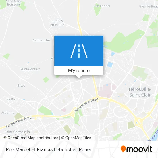 Rue Marcel Et Francis Leboucher plan