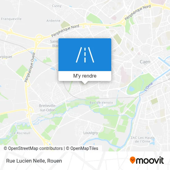 Rue Lucien Nelle plan