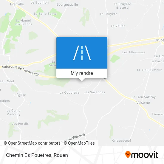 Chemin Es Pouetres plan